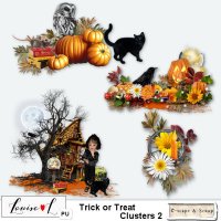 Trick or Treat Clusters 2 by Louise L