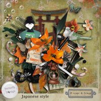Japanese Style Page kit by butterflyDsign