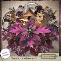 Season of whimsy page kit by butterflyDsign