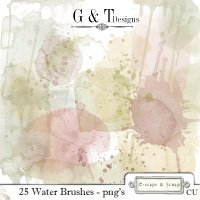 Water Brushes CU by G & T Designs