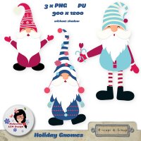 Holiday Gnomes by Malacima