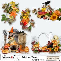 Trick or Treat Clusters 1 by Louise L