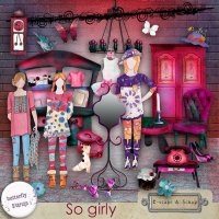 So girly page kit by butterflyDsign