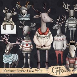 Christmas Jumper Crew Vol.4 by G&T Designs