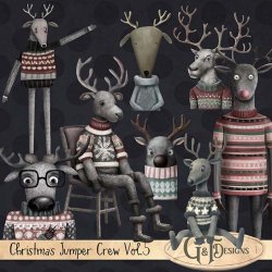 Christmas Jumper Crew Vol.5 by G&T Designs