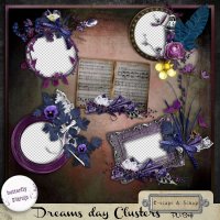 Dreams day Clusters and embellissements by butterflyDsign