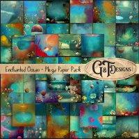 Enchanted Ocean Papers by G&T Designs