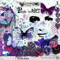 Purple Heart - Kit by G & T Designs