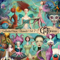 Enchanted Ocean Elements - Set2 by G&T Designs