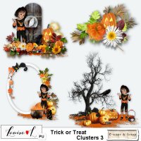Trick or Treat Clusters 3 by Louise L