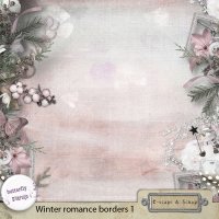 Winter romance Borders 1 by ButterflyDsign