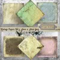 Vintage Papers 3 by G & T Designs