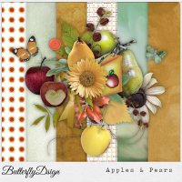 Apples & Pears Mini kit by ButterflyDsign