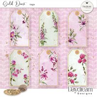 Gold Dust Tags by Daydream Designs