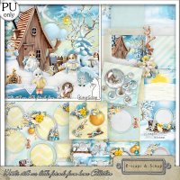 Collection winter with our little friends from home by kittyscra