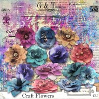 Craft Flowers CU by G & T Designs