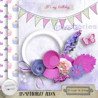my birthday Addon Mini kit by ButterflyDsign