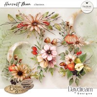 Harvest Moon Clusters by Daydream Designs