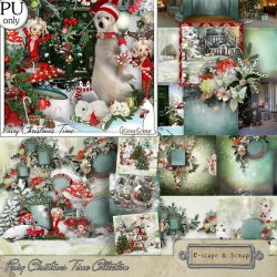 Fairy Christmas Time Collection by kittyscrap