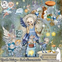 Tooth Fairy Embellissements by KittyScrap