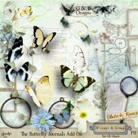 The Butterfly Journals - Add-on Kit by G & T Designs