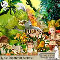 Little Explorer in Jurassic by KittyScrap