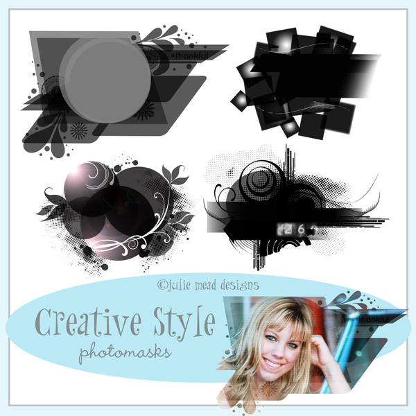 Creative Style Photomasks by Julie Mead - Click Image to Close