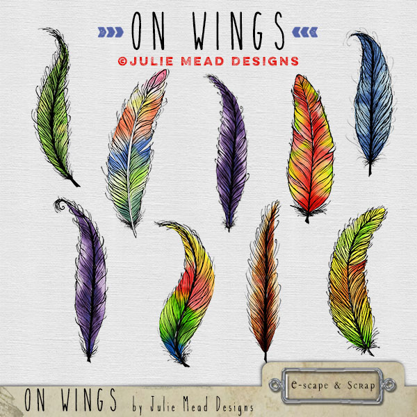 On Wings Feather Collection by Julie Mead - Click Image to Close