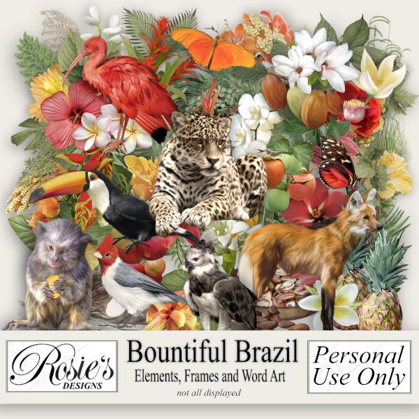 Bountiful Brazil Elements by Rosie's Designs