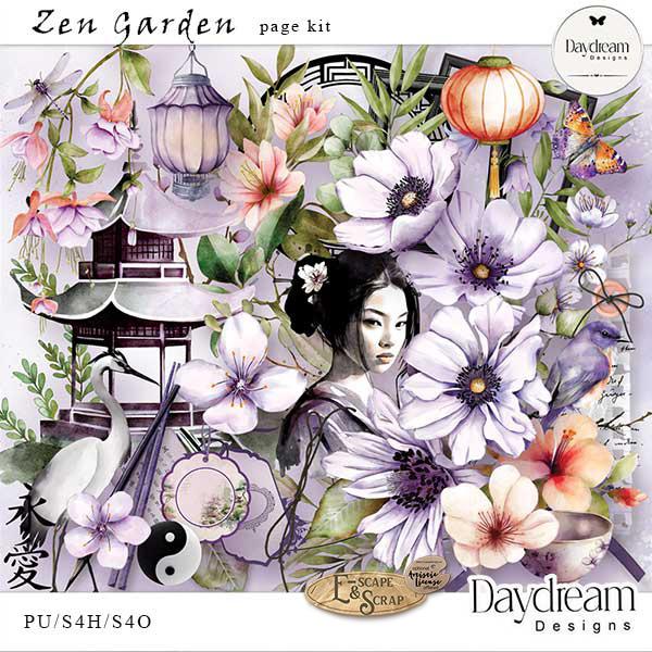 Zen Garden Page Kit by Daydream Designs