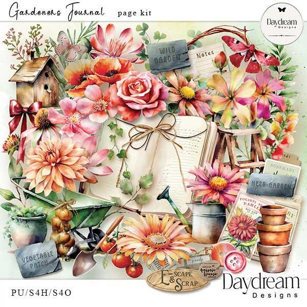 Gardeners Journal Page Kit by Daydream Designs