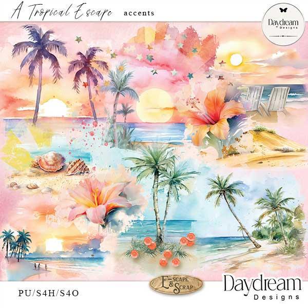 A Tropical Escape Accents by Daydream Designs