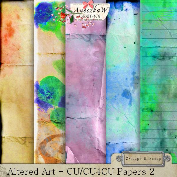 Altered Art- CU Papers 2 by AneczkaW