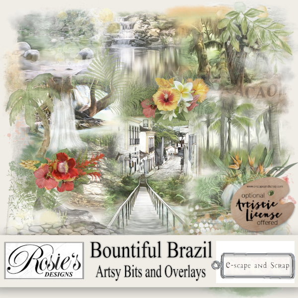 Bountiful Brazil Artsy Bits by Rosie's Designs - Click Image to Close