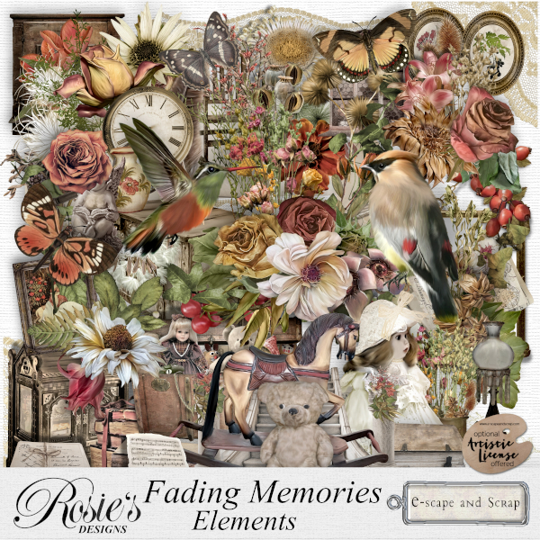 Fading Memories Elements by Rosie's Designs - Click Image to Close