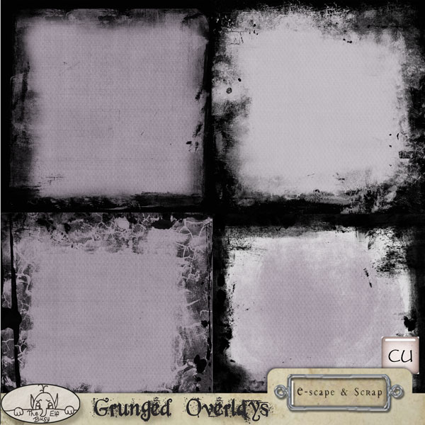 Grunged Overlays CU by The Busy Elf - Click Image to Close